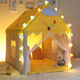 Gu Jianmu Zelt Kinder Indoor Game House Small House Castle Princess House Schlafhaus Traum Luxushaus rosa Zelt (PVC Pole) Zelt (Geben Sie Farbflagge)