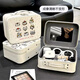 2025 Sac de maquillage avec miroir grande capacité Boîte de maquillage mignon petite valise pour femmes voyage portable cosmétique image principale