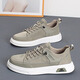 Light luxury canvas shoes men's shoes summer breathable men's board shoes men's Korean version lightweight casual shoes thin soft sole shoes men's gray [ice silk breathable] 41 (255mm)