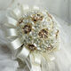 OIMG Chinese Style Bride Bouquet DIY Best Friend Hochzeitsgeschenkequalitäts -Muschel Bouquet Fertiges Produkt Komplette Material