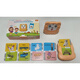 Hanshiyou Toys Machine de carte d'éducation précoce des enfants 1 à 6 ans Machine d'apprentissage chinois et anglais Bilingue Lumières bébé Little Bear Pink 255 Carte (510 chinois et anglais bilingue