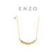 Chow Tai Fook ENZO Rainbow Series 18K Gold Colorful Gemstone Diamond Necklace for Women EZV8482 Birthday Gift EZV8482