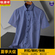 Hengyuanxiang Pure Cotton Herren-Kurzärmel-Hemd im Sommer Neuen Stil für den neuen Stil mittleren Alters und junger Unternehmen.