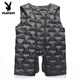 
Playboy [Down Bottom] Woolen Coat Men's New Winter Lapel Jacket Thickened Warm Woolen Trench Coat Gray [Hot Sale] L