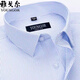 GY Yager pure cotton short-sleeved shirt men's business formal wear casual loose work work clothes without ironing men's shirt DX6636 38