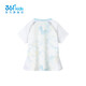 361 Shopping mall same style children's clothing girls short-sleeved sweater summer new children's top original white 120