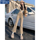 Jeans micro-fare modal Femme Automne 2025 Nouveau style à la mode et polyvalent confortable pantalon mincer