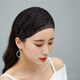 Fat Donglai's same style hair band to cover white hair, thin summer headband to cover gray hair and broken hair, women's lace wide-brimmed headband for going out, coffee