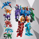 Enlightenment building blocks children assembled toys transformed robot mecha boy birthday gift Shura War God 1414