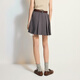 Pantalones de encaje de Ochirly Skirt Falda de falda corta de la línea A Women 2025 Summer Nuevo producto Dark Grey S