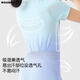 Ikano I.KARNOW Children's Cycling Sports Set Summer Quick Dry Clothes 2025 Summer Girls Outdoor Training Clothes Cool and Breathable Children's Clothes 17152 Blue and Green Gradient [Speed ​​Dry Sweat Absorbing] 110 [Recommended Height 105-125cm]