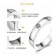 PT950 platinum ring for men and women, wedding diamond ring, classic tail ring, Chinese Valentine's Day birthday gift for girlfriend, men's size 15 light luxury model