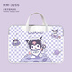 Kou Liuhou Kulomi Sac d'ordinateur portable mignon pour les femmes de 15,6 pouces adaptées à la pomme MacBookair 13,3 ordinateur portable Lenovo MM-3527 [Cuir Portable + Trunk] 11 pouces