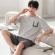 Yalu Modal Pajamas Мужская летние шорты с коротки