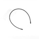 M2KA ultra-fine hair hoop for women, high-end, face-washing, non-stressing, non-stressing, non-slip, durable headband, hair clips and headwear, lightweight and non-sensory new experience, 2.5MM ultra-fine hair hoop, black*1 pack