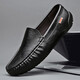 Site officiel de Yierkang Qijiandian Doudou Chaussures Summer en cuir véritable en cuir creux en cuir britannique British Business Casual Cold Cuir Soft Soft 9901 (style respirant) Brown 20 _38_ [Taille de chaussure en cuir standard]