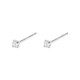 Liangshihuan S999 sterling silver earrings for girls, full silver ear piercing for sleeping, no removal required, exquisite mini simple anti-clogging ear bone nails for women, S999 silver earrings, one pair