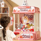 
Yunya BANDIM Beverage Machine Multi-function Coin Vending Machine Girl Playing House Toys Children Claw Catching Machine 7-14 Years Old Cute Rabbit + Catching Doll [10 Babies + 10 Gallery] Children's Birthday Gift