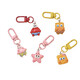 Schüler Keychain süße Cartoon Anhänger Girl Schoolbag Accessoires Geschenk bester Freund Schwamm Kopf