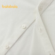 Balabala shopping mall same style boys' shirts children's long sleeves 2025 new autumn clothing trendy big children's shirts original white 10101 110