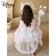 迪士尼（Disney）女童连衣裙夏装吊带礼服儿童生日美乐蒂公主裙女孩夏季洛丽塔裙子 发光头饰+手杖+拖尾+JSGY6628美 120 cm