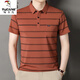 Woodpecker Ice Silk Cooles, atmungsaktives Kurzarm-T-Shirt für Herren, Sommer, dünnes, lockeres Revers, echte Tasche, bequemes POLO-Shirt-Oberteil 9909, Weiß, M 165, empfohlen 120Jin Jin entspricht innerhalb von 0,5 kg