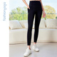 Fan Sheng Yoga Kleidung Sport Leisure Rennen im Freien Fahrradkühlhosen Gürteltasche Tasche Taille-Huging Neun-Punkte-Hosen für Frauen Fy5918 Yunrou Black M