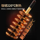 Double Gun Lucky Star High-Light KZ4882 Copsticks en alliage produit en masse pour la maison et la famille 2025 Nouvelle installation haut de gamme haut de gamme) en or prospère (modèle de ménage 24 cm). 30 paires