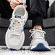 Changxiang Huili men's shoes for men's summer new mesh breathable casual board shoes for students' sports running shoes thick-soled dad shoes RF-1853 white 41