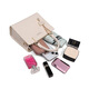 Calviakrim2025 Nuevo bolso de cuerpo cruzado de una sola temporada para mujeres Ligera de moda de lujo Bolso versátil de cuero de cuero liviano Bolso Beige Beige White
