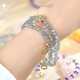 [Kristallproduktion und Verkaufsauswahl] Natürliche Kristall-Lace Stone Erdbeerkristallgrippe Drei-Kreis-Armband Armband Geburtstagsgeschenk Y1591 Lace Stone Drei-Kreis-Armband [Kunde]