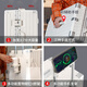 Huatong Multifunktionaler Koffer für die Aluminiumlegierung von Herren Aluminium Legierung großer Kapazitäts Trolley-Koffer für die robuste und Anti-Druck-37-Eröffnungskoffer für ein Check-in-Silbergrau-Bracker + Ladungsanschluss + Haken + Tasse Halter 30 Zoll [3/7 offen] Upgraded eingeklapptes PC-Material