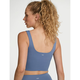 Victoria's Secret Victoria's Secret Sports Vest Wireless Bra Pilates Yoga Wear Padded Top Running Fitness Quick-Drying Stretch Moonlight Blue Pink M