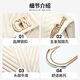 Crocodile Shirt Chinese Valentine's Day Gift Fashion Cowhide One-Shoulder Women's Bag High-end Women's Crossbody Bag Versatile Chain Bag Blanch