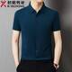 
Jinba Men's Clothing (K-Boxing) Men's Mulberry Silk Short Sleeve Shirt Men's Middle-aged Thin Scalding and Anti-Wrinkle-Free Silk Shirt Solid Color 688# Mixing 2XL 185/100A Weight 170-185Jin [Jin equals 0.5 kg]