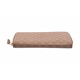 Armani EMPORIO logo print retro long leather clutch wallet regular women's khaki khaki brown