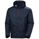 HELLY HANSEN, HH H/H Helly Hansen Men's Crew Hooded Midlayer 2.0 Hooded Waterproof Jacket 597 Navy Blue Large
