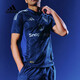 阿迪达斯（adidas）三叶草男装 2025春季新款曼联足球休闲文化复古运动宽松短袖球衣 IU1391/曼联 S
