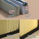 Pupan Chinese sliding door living room balcony partition invisible folding door without punching honeycomb sliding door hollow can be customized A9276 border white