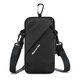 TFO event-grade sports arm bag multi-functional running mobile phone storage bag fitness wrist arm bag casual cross-body bag black cross-body bag black