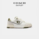 COACH New Year's Gift Outlet Men's SOHO Sports Shoes Casual Shoes Comfortable Commuting Olive Green/Bright White 44