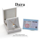 Dara (dara) 18K gold butterfly pearl pendant 13-14 round bright pearl necklace is a self-worn birthday gift for my wife and mother.