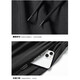 Hailan Ice Silk Shorts Men's Summer Loose Zipper Pocket Five-Cut Pants Large Size Outdoor Running Basketball Sports Leisure Pants BSL-K723 Black L