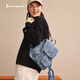 Champion US Champion 2025 Nouveau sac à dos pour les femmes et les hommes Fashion sportive décontractée Dundo Bag 25fwp06 Bleu moyen