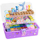 
Shantou Lincun Fire Paint Seal Set Gift Box Full Set of Children's Day Gifts Head Wax Grain Candle Wax Cream Gum Guka Hand Account Sticker Handmade Jelly Wax Pinch Le Girl Toys [Send Three-layer Storage Box] 677 pieces Fire Paint Guka Chang Play Set