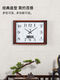 Wohnzimmer Wanduhr Stille Schlafzimmer Büro Hanging Tisch Einfacher Kalender Uhr Haushaltsquarzuhr Perpetual Kalender 6626 Silbergrau Einfach 4934 cm