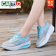 
CARTELO genuine rocking shoes for women spring and summer 2024 new casual sneakers Korean women's shoes breathable running shoes thick sole single shoes 838 white powder 37