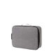 Bolsa de pasaporte de tela Oxford de gran capacidad sin licencia Bolsa de pasaporte de la carpeta Bolsa Handheld Grey 3 capas sin bloqueo