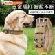 OIMG dog collar dog chain large dog medium-sized dog non-injury neck collar canvas Samoyed native dog collar large dog special khaki color XL code 70-120Jin Jin is equal to 0.5 kg within
