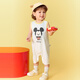 Balabala Baby Onesie Boy and Girl Halo Grastling Clothing 2025 Summer dos piezas 208225120208